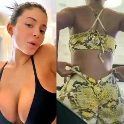 Kylie Jenner nice fat tits and bouncy ass