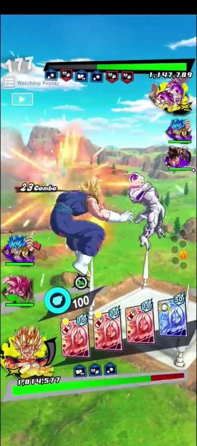 I don't know what his plan was but I didn't even need to switch 