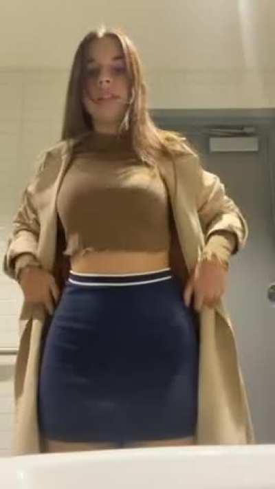 My outfit for our date... I think your hands could massage my tits better haha