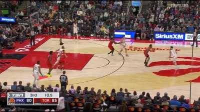 [Highlight] Scottie Barnes Erases Eric Gordon's Layup Attempt With a Commanding Block