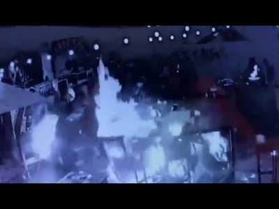 10-10-2020: A bar in San Miguel, Buenos Aires (the province, not the city).Apparently someone got confused and threw alcohol instead of water at a candle. A 19YO girl died, 8 were injured