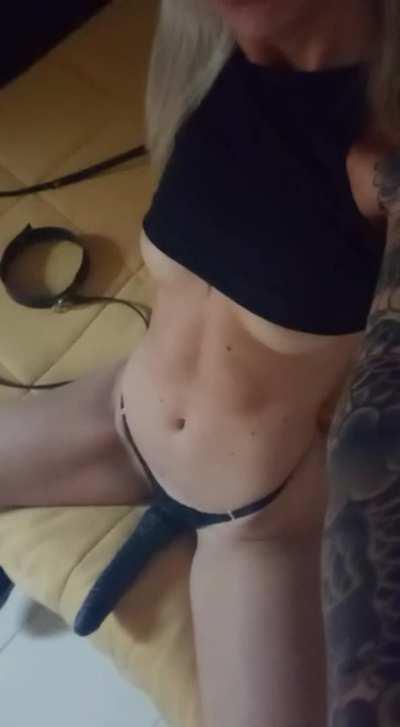 the perfect pose for you to be kneeling before me. come