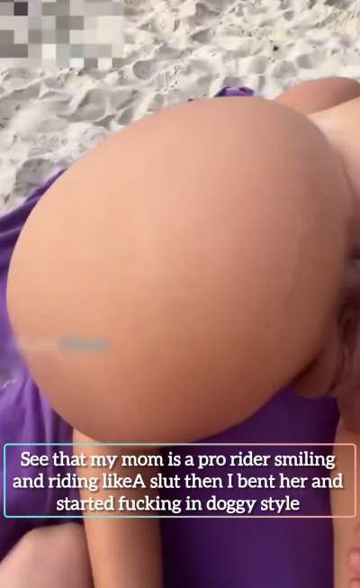 Step mom took me to a nude beachamd I fucked her in doggy