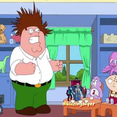 Peter Griffin goes Super Saiyan 3 (Family Guy x Dragon Ball Z Meme, IMPROVED EDIT)