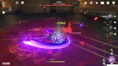 PSA: In the Childe fight, if you hit him with Hydro (Phase 1) or Electro (Phase 2) when he's not attacking, he will immediately counterattack