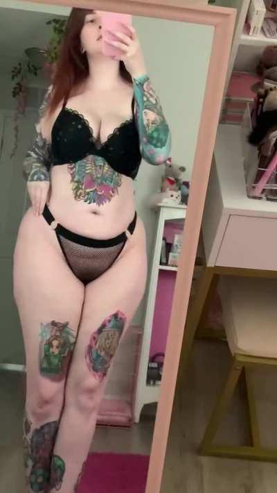 I got called thunder thighs growing up, but now I love them