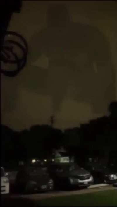 Lightning in five.... looks like a big one