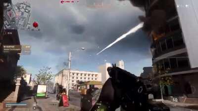 Missile or Jet flying across Verdansk!