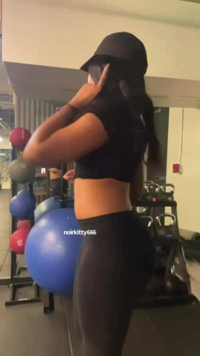 watch me strip down for you in the gym, hoping no one catching me