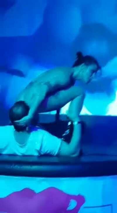 She seems a bit aggressive