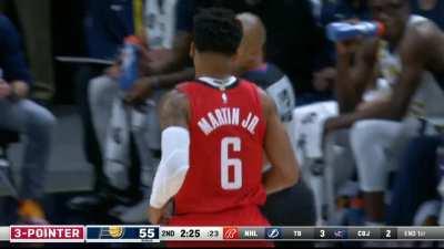 [Highlight] Rockets make 3 straight unanswered 3 pointers thanks to good defense, shooting from Jalen Green, KJ Martin and Sengun and playmaking from KPJ