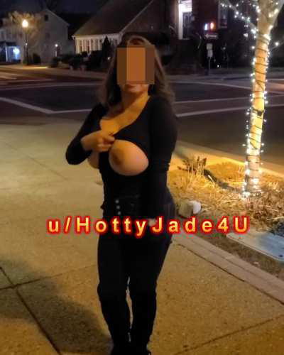 My bar flashing boobies