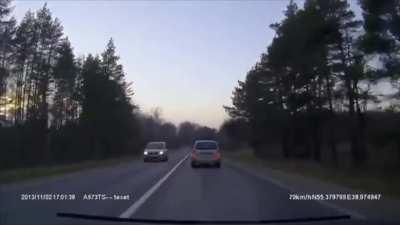 Countryside drive gets interrupted suddenly