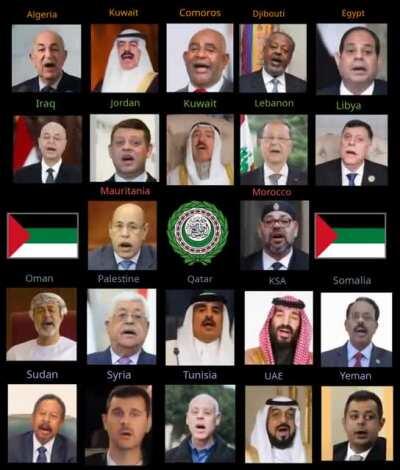 [OC] Arab Leaders of the World, Unite Over this One Song...