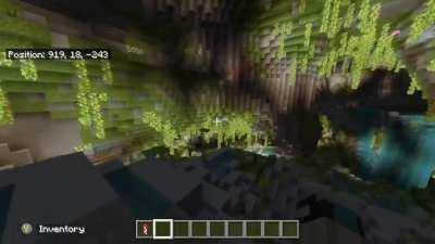Look at this cool Lush Cave. Seed: 1183545691