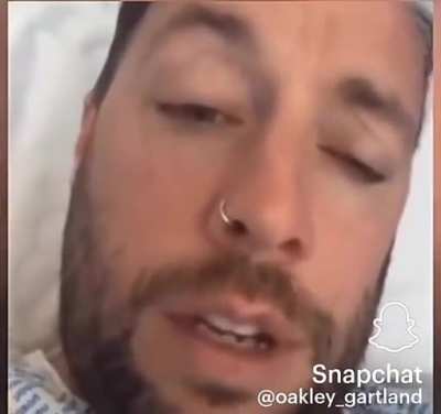 he might be a lil bit high..