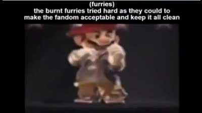 stfu Mario's doin' anti-furry rap