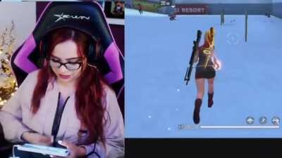 Descuido en uno de sus directos