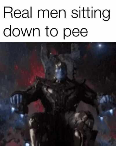 It takes a real man to be clean