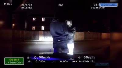 Man pretends getting hit by car