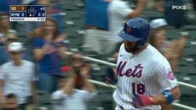 [Highlight] SD@NYM: Jose Peraza hits a go-ahead 2-run home run