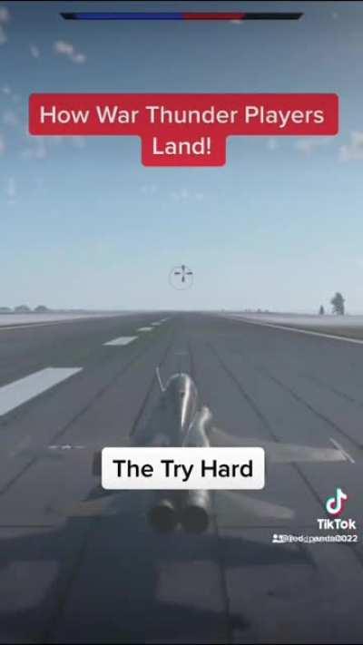 How To Land in War Thunder (Full Skit)