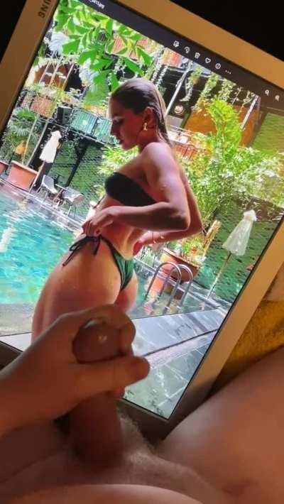 Liisa Hakala Cum Tribute, Cum on Ass, Moaning, BWC, Gooning, Perfect Ass