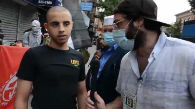 free palestine protesters in nyc: 