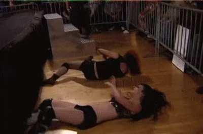 Paige smashed by her mother Saraya