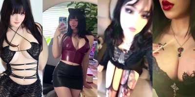 egirl vs goth (battle of the tits) 