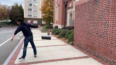 WCGW stress testing carbon fiber tubing.