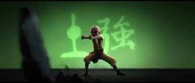 3D animation of Avatar Aang