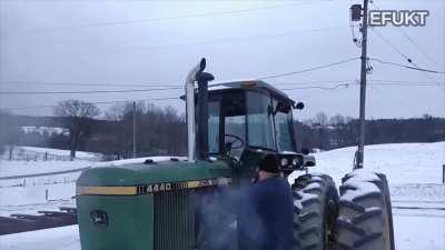 Damn tractor won't start and is making some strange noises