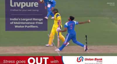 Virat Kohli pulls off a stunning catch to dismiss Matthew Short