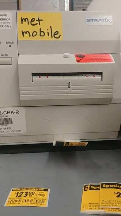 It was doing this all day long. 