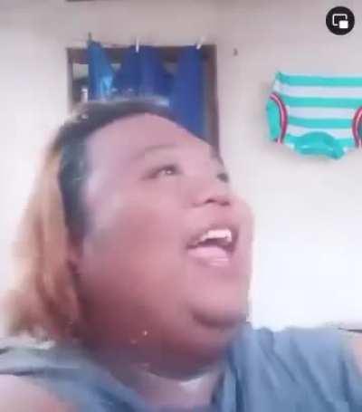 Harry Rowkeh getting his insuline shot