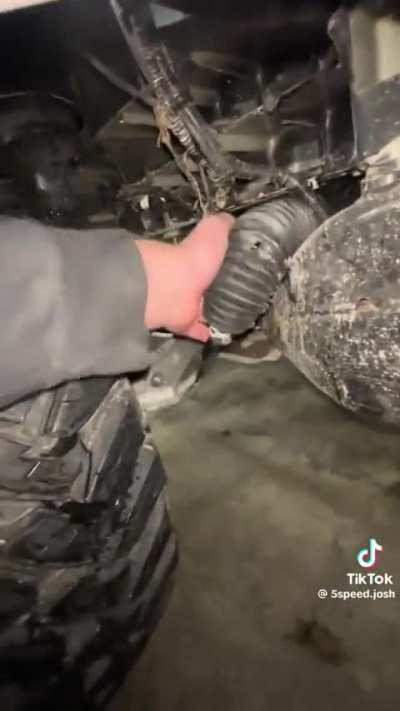 Quick inspection post off-roading 