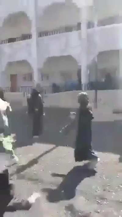 Houthis enter a girls school in Yemen and expel all the students. They see it as a sin for girls to study