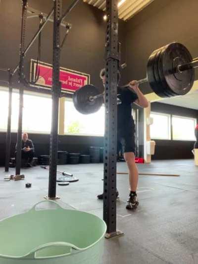 Almost got 3x100 @55kg 16 y/o