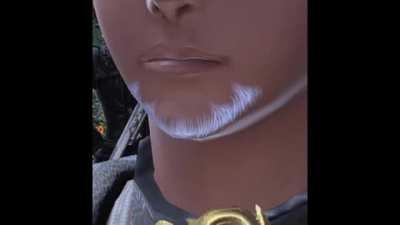 attention all male viera with facial hair