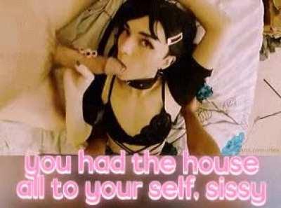 oops- looks like practice is over, sissy!