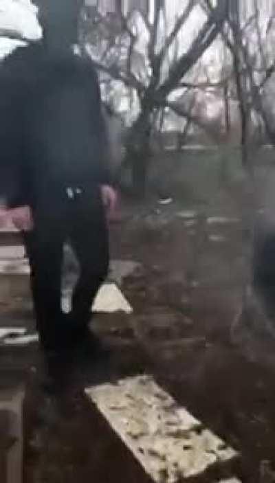 A man who achieves his life's coals.