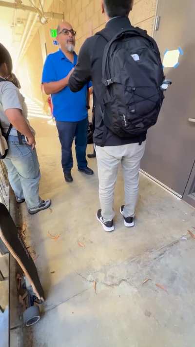 Professor Itzik Fadlon being Agressive towards Facilities worker