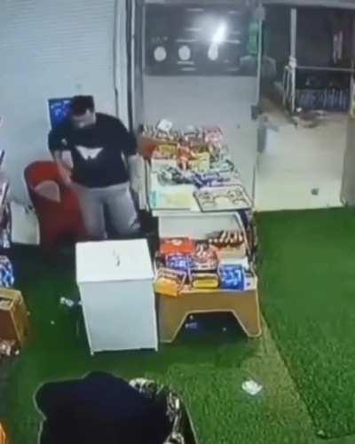 Baby walks into a convenience store...