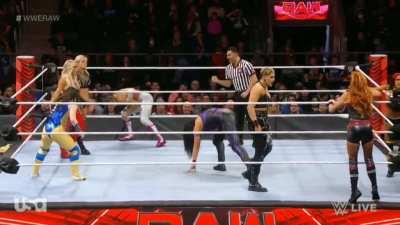 Tonight on RAW: Liv Morgan, Bianca Belair, Dana Brooke, Rhea Ripley & Nikki A.S.H vs Becky Lynch, Queen Zelina, Carmella, Duodrop & Tamina!