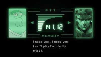 Solid Snake has reacted to today's bombshell... he can't do this by himself