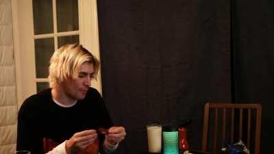 Schizophrenic man does hot sauce challenge with imaginary friend