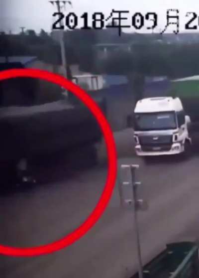 Blindly Crossing Traffic With Hand Raised Ends Poorly