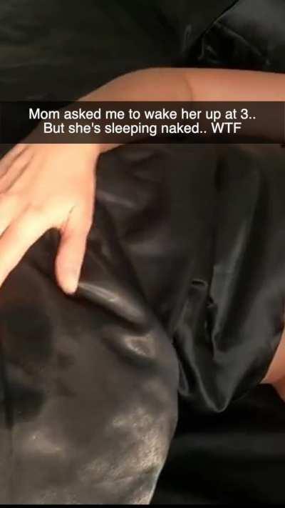 Mom called while taking a bath