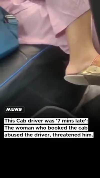 Women abusing for 7min late Cab